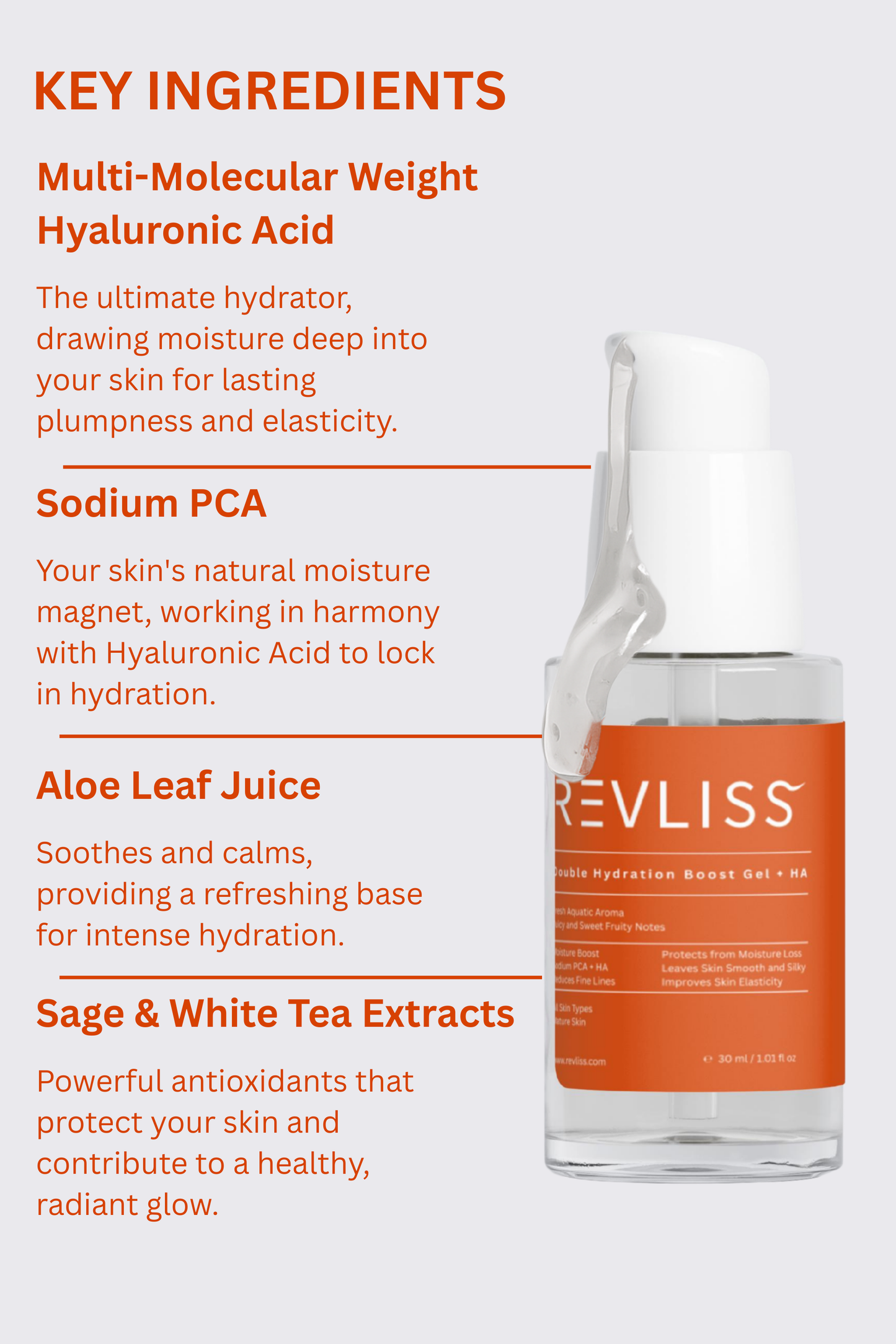 Revliss Double Hydration Boost Gel: Your Skin's Ultimate Thirst Quencher