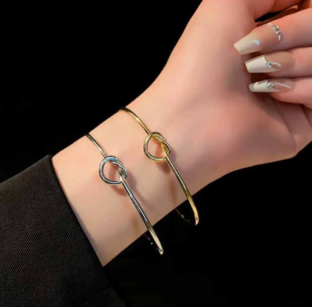 The Revliss "Aurelia" Molten Textured Cuff - Gold & Silver