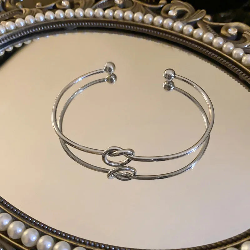 The Revliss "Aurelia" Molten Textured Cuff - Gold & Silver